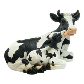 MOTHER COW & CALF GARDEN STATUE