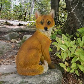 WOODLAND FOX GARDEN STATUE