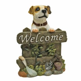 JACK RUSSELL DOG WELCOME SIGN