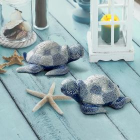 S/2 PEACE & HARMONY BLUE SEA TURTLES