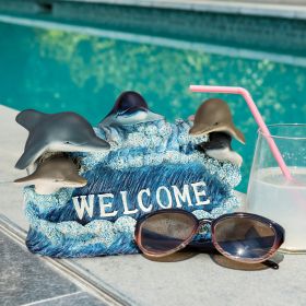 DOLPHIN WELCOME SIGN