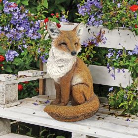 FABIAN THE FLAMBOYANT FOX GARDEN STATUE