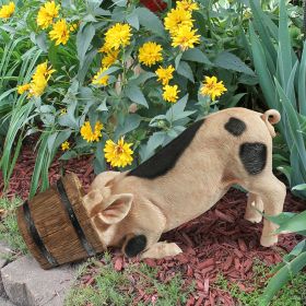 BUCKET HEAD PIGLET STATUE