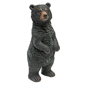 STANDING BLACK BEAR STATUE