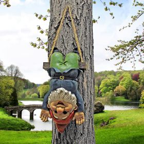 ALFIE THE ACROBAT SWINGING GNOME STATUE