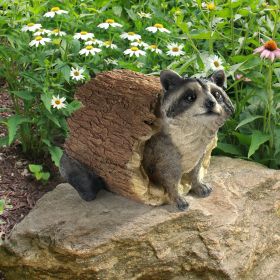 BANDIT THE RACCOON STATUE