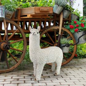 LARGE ALPACA STATUE