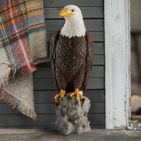 MAJESTIC MOUNTAIN EAGLE GARDEN STATUE