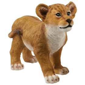 AHAGGAR LION CUB STATUE