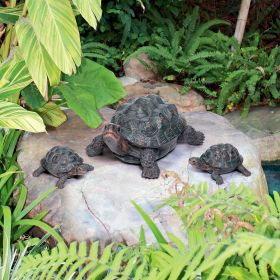 TURTLE TRIBE GARDEN STATUES