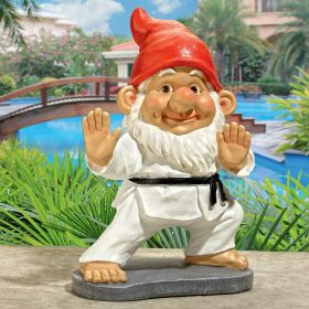 KARATE KOBI MARTIAL ARTS GARDEN GNOME