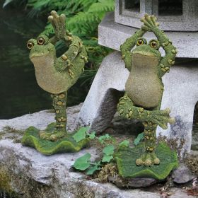 S/2 BOOGIE DOWN DANCING FROGS