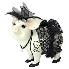 LACE AND LARD MADAME PIG STATUE