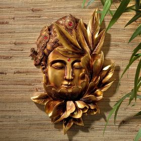 GUAN YIN LOTUS WALL PLAQUE