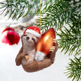 SLOTH XMAS ORNAMENT