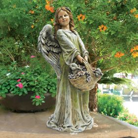 JOY THE FLOWER ANGEL STATUE