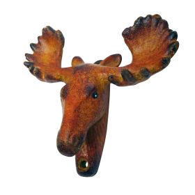 MOOSE HEAD CAST IRON BOTTLE OPENER