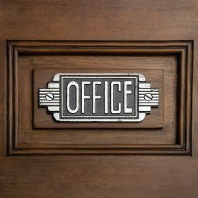 ART DECO OFFICE DOOR SIGN