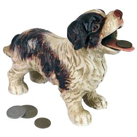 CAVALIER SPANIEL MECHANICAL BANK