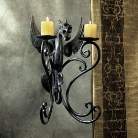 CASTLE DRAGON WALL SCONCE