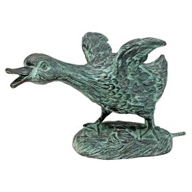 RUNNING BRONZE DUCK