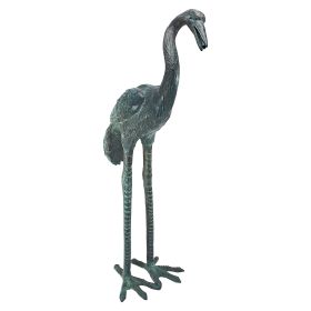 BRONZE CRANE CURVED NECK SMALL                  NR