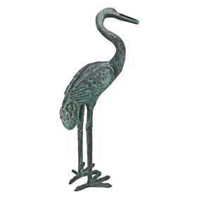 BRONZE CRANE CURVED NECK MEDIUM                 NR