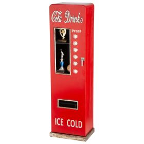 1950S RETRO COLA POP MACHINE CABINET