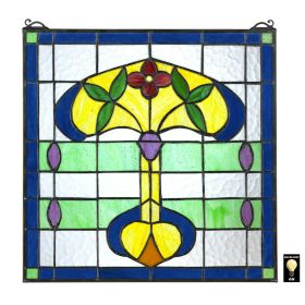 HORTA TIFFANY STYLE STAINED GLASS WINDOW