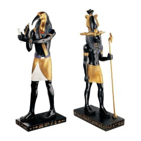 SET OF THOTH & KHNUM SCULPTURES