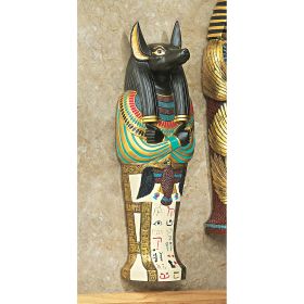 ANUBIS SARCOPHAGUS WALL PLAQUE