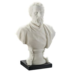 MICHELANGELO MARBLE RESIN BUST