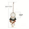 1pc Bohemian Style Tricolor Dream Catcher - Mini Pendant for Car Interior, Wall, and Window Decor - Perfect for Home, Room, and Christmas Easter Decor