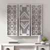 Two-tone Geometric 3-piece Wood Wall Decor Set