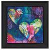 "Hearts" by Lisa Morales, Ready to Hang Framed Print, Black Frame