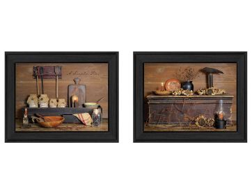 Trendy Decor 4U "Rustic" Framed Wall Art, Modern Home Decor Framed Print for Living Room, Bedroom & Farmhouse Wall Decoration by Billy Jacobs