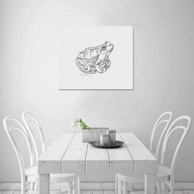 Decorative Decorative Wall Art - Frog Frame Canvas Print