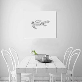 Decorative Decorative Wall Art - Sea Turtle Frame Canvas Print