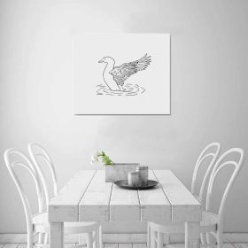 Decorative Decorative Wall Art - Duck Frame Canvas Print