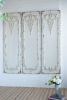 Set of 3 Large White Wall Art Panel, Rectangle Wall Sculpture, Wall Decor for Living Room Dining Room Office Bedroom, 21" x 71"