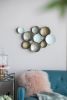 24.5" x 18" Contemporary Metal Wall Decor Accent