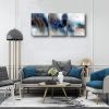 Abstract Wall Art Blue Landscape Stripe Canvas Wall Art Abstract Watercolor Canvas Painting Prints Contemporary Artworks Wall Pictures for Living Room