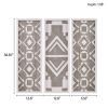 Two-tone Geometric 3-piece Wood Wall Decor Set