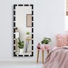 Hollywood Full Length Mirror with Lights Full Body Vanity Mirror with 3 Color Modes Lighted Standing Floor Mirror for Dressing Room Bedroom Wall Mount