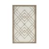 Two-tone Overlapping Geometric Wood Panel Wall Decor