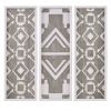 Two-tone Geometric 3-piece Wood Wall Decor Set