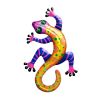 1Pc Geckos Inspiration Wall Art, Metal Colorful 3D Iron Hanging Wall Art Decor Ornaments, For Living Room Patio Balcony Fence Home Decor (6*8inch)