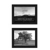 "Success Collection" 2-Piece Vignette By Trendy Decor4U, Printed Wall Art, Ready To Hang Framed Poster, Black Frame